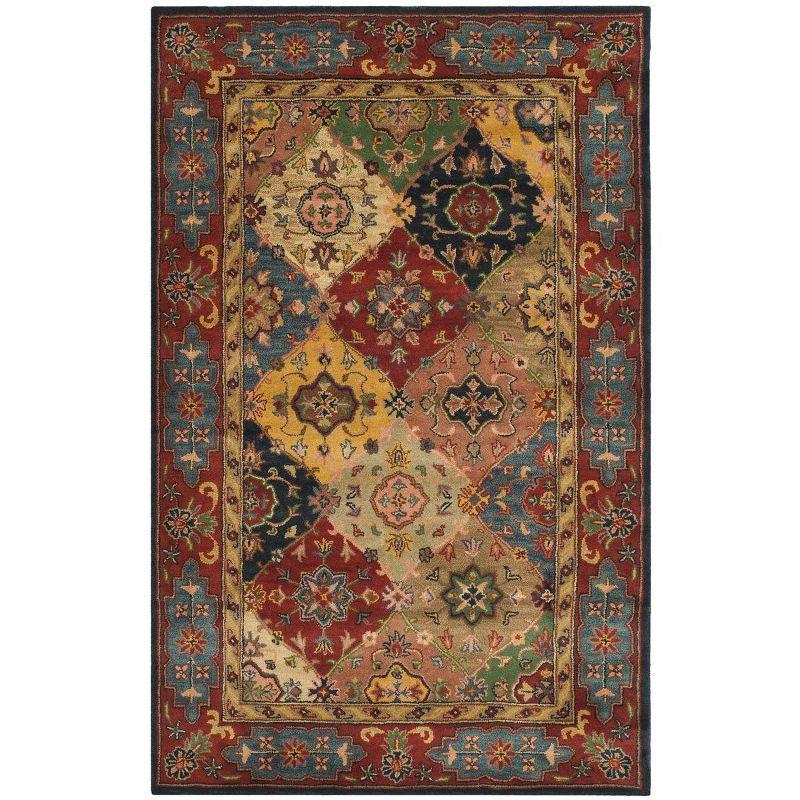 Heritage HG926 Hand Tufted Area Rug - Red/Multi - 4'x6' - Safavieh.