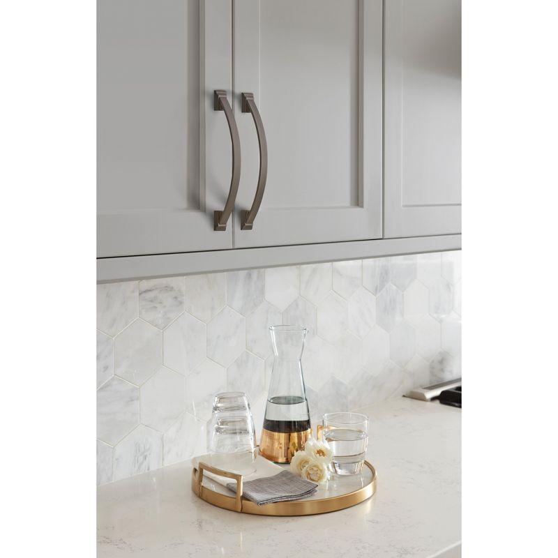 Amerock Candler 6-5/16 inch (160mm) Center-to-Center Black Bronze Cabinet Pull