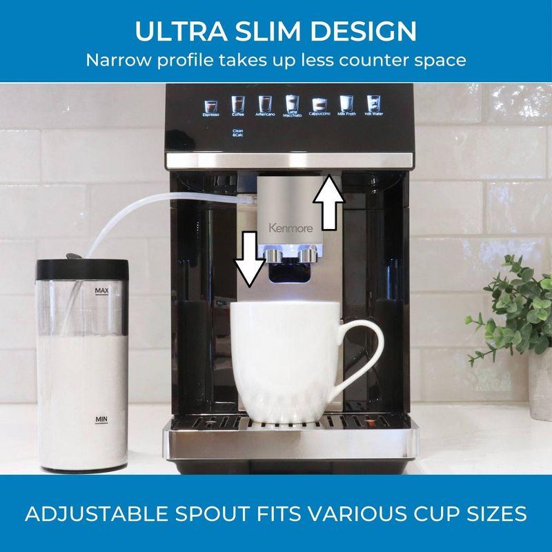 Kenmore Kenmore Super Automatic Espresso Machine with Dual Cream System Milk Frother & Grinder
