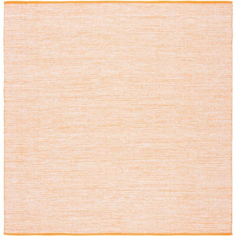 Montauk MTK250 Hand Woven, Flat Weave Indoor Area Rug - Orange - 6'x6' - Safavieh