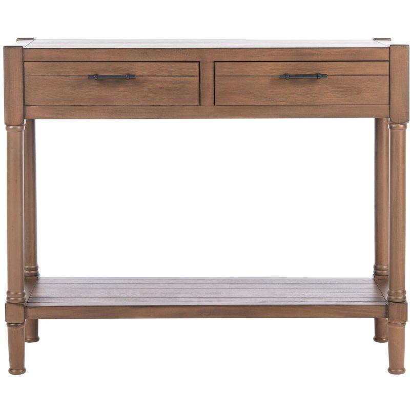 Filbert 2 Drawer Console Table - CNS5716C - Brown - Safavieh