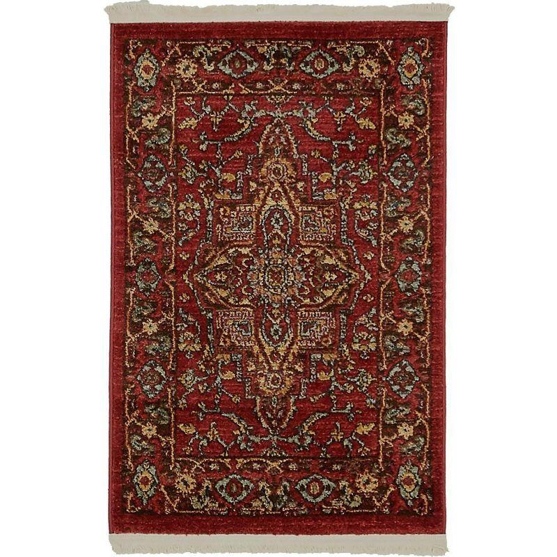 Unique Loom 2' 0 x 3' 1 Red Sahand Ardashir Area Rug