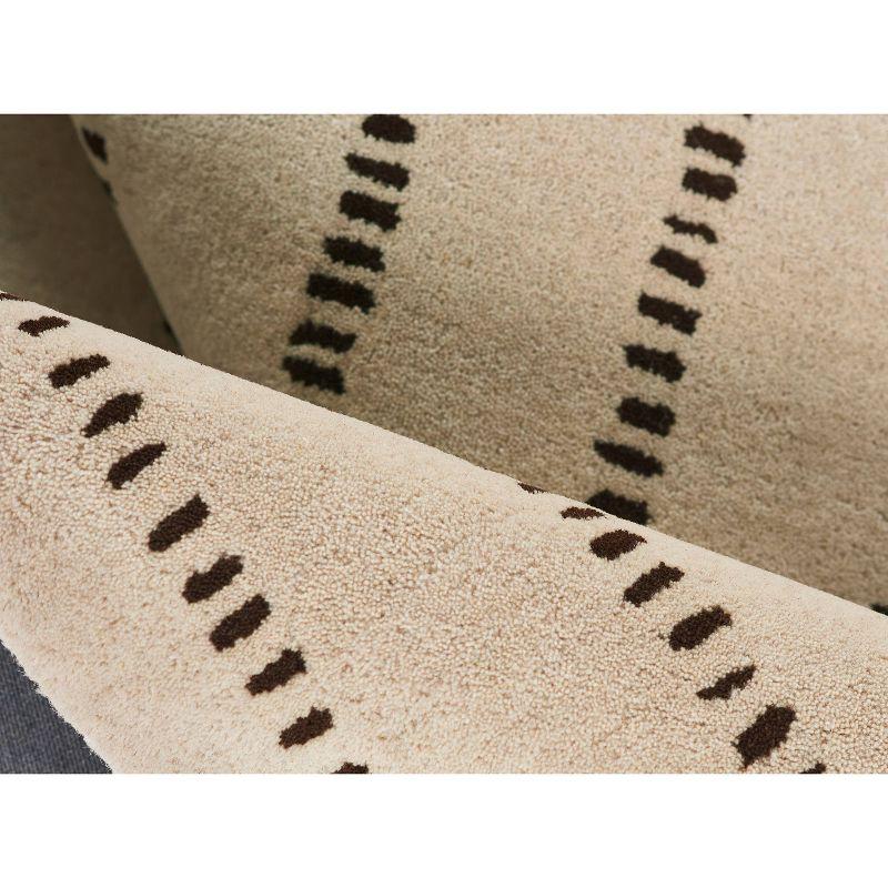 Posey Hand-Tufted Wool Rug - Ivory / 3'6" x 5'6"