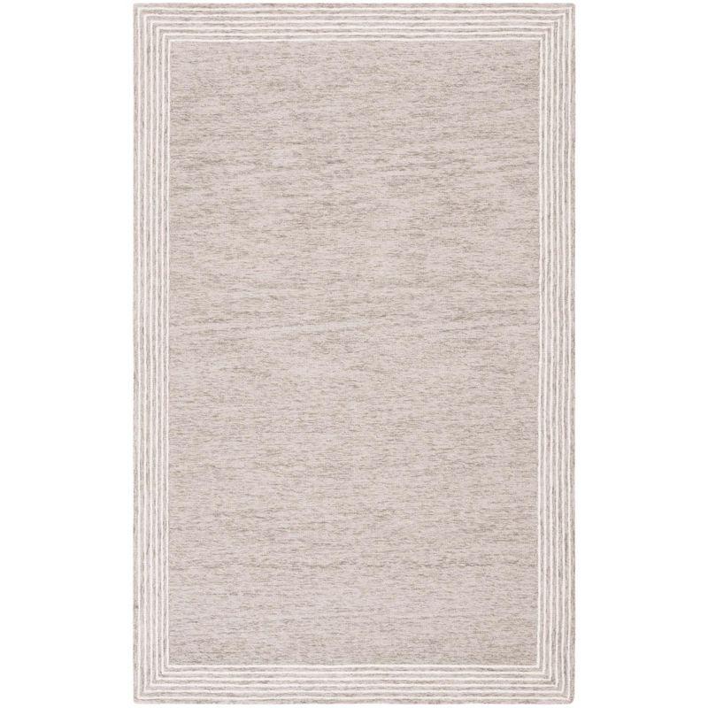 Abstract ABT464 Handmade Tufted Accent Rug - Beige/Ivory - 3' X 5' - Safavieh