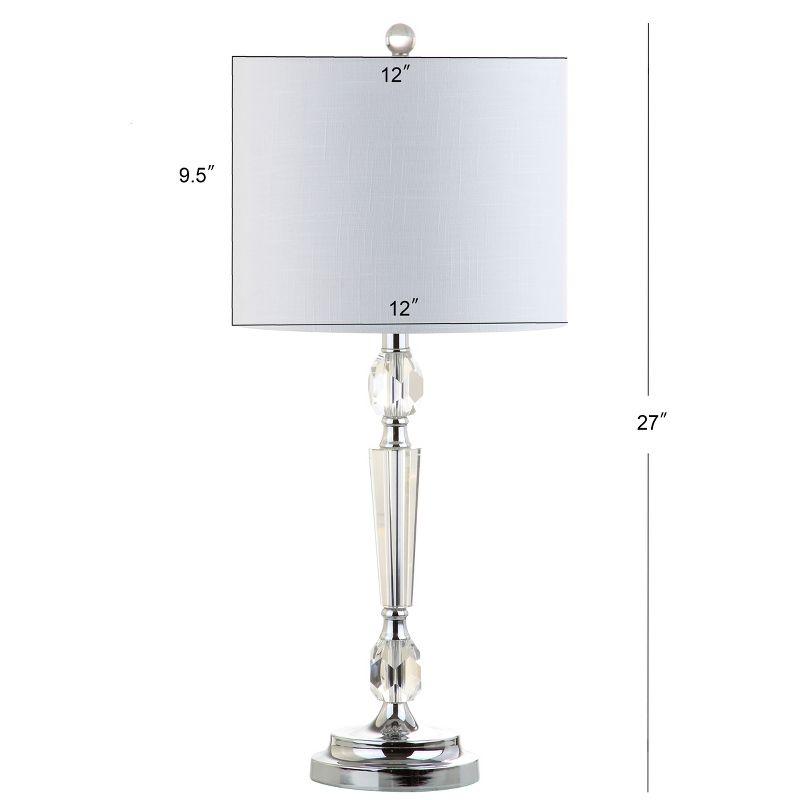 JONATHAN Y Victoria Crystal LED Table Lamp