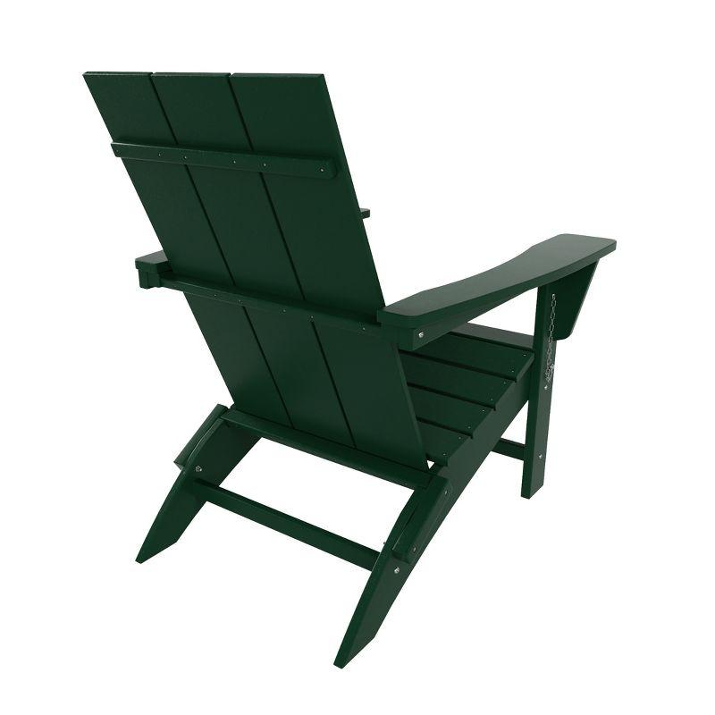 WestinTrends Ashore Modern Outdoor Patio Folding Adirondack Chair