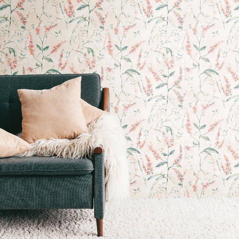 FLORAL SPRIG Peel & Stick Floral Roll
