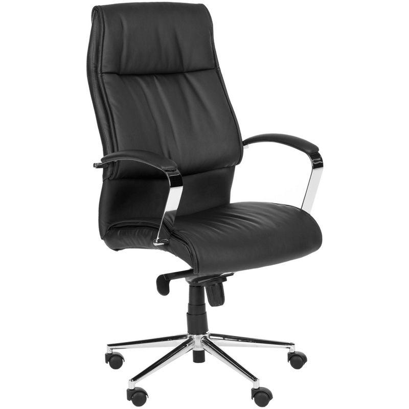 Fernando Desk Chair - Black - Safavieh