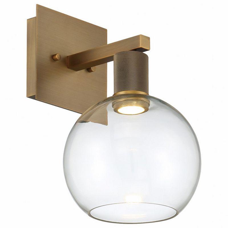 Access Lighting Port Nine 1 - Light Wall Light in  Antique Brushed Brass