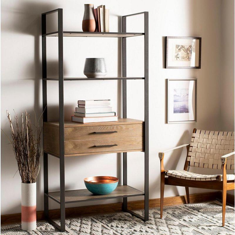 Latitude Run® Skylar Etagere Storage Bookcase