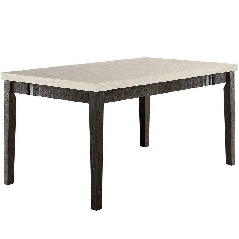 Faux Marble Top Dining Table