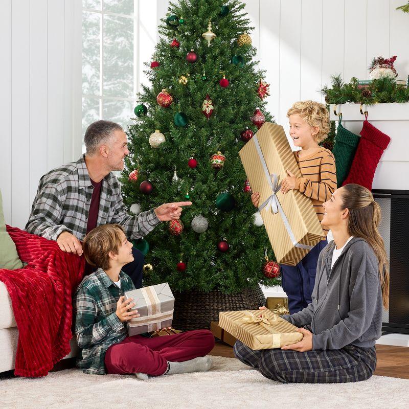 Best Choice Products 7.5ft Hinged Douglas Full Fir Artificial Christmas Tree Holiday Decoration w/ Foldable Metal Stand