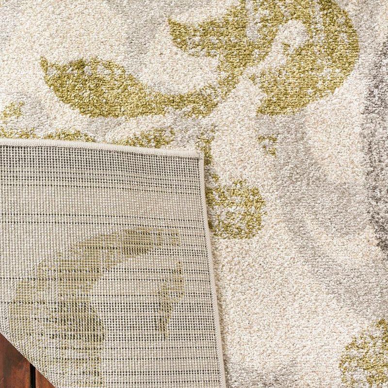 Amherst AMT428 Power Loomed Indoor Runner Rug - Ivory/Light Grey - 2'3"x9' - Safavieh