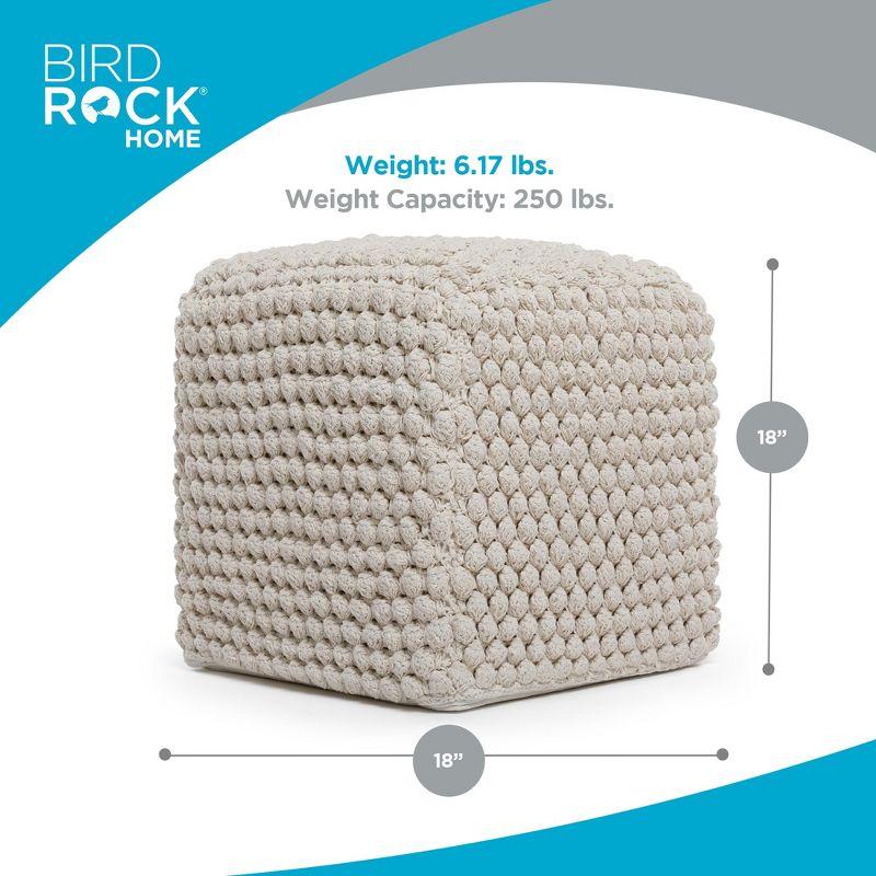 BirdRock Home Upholstered Pouf