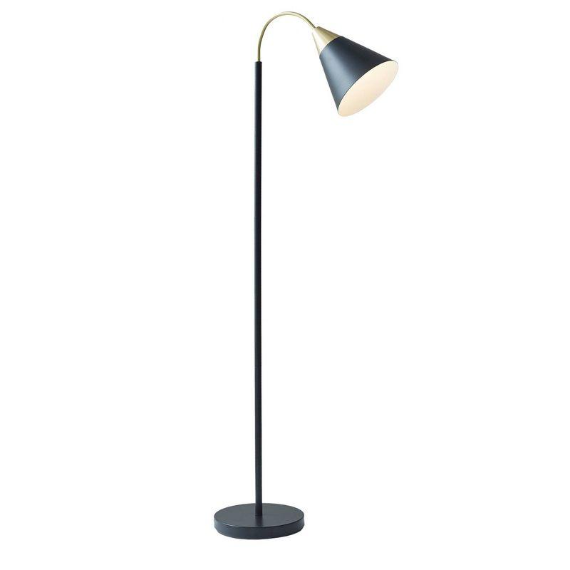 Beacon Arched Floor Lamp Matte Black - Ink+Ivy