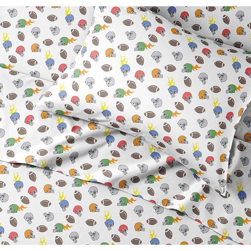 CGK Linens 4 Piece Kids Microfiber Sheet Set - Wrinkle Free - Cute, Cozy, Soft