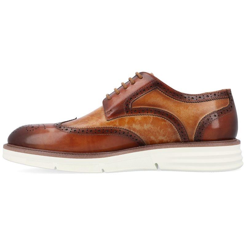 TAFT 365 Men's Model 103 Wingtip Oxford, Walnut 7