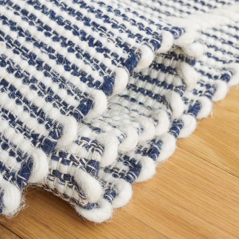 Natura NAT832 Hand Woven Area Rug - Navy/Ivory - 4'x6' - Safavieh.