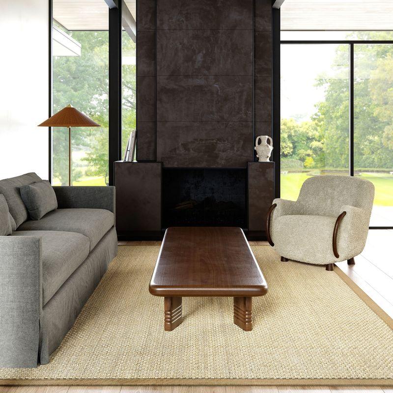 Proper Sisal and Wool Tan Area Rug