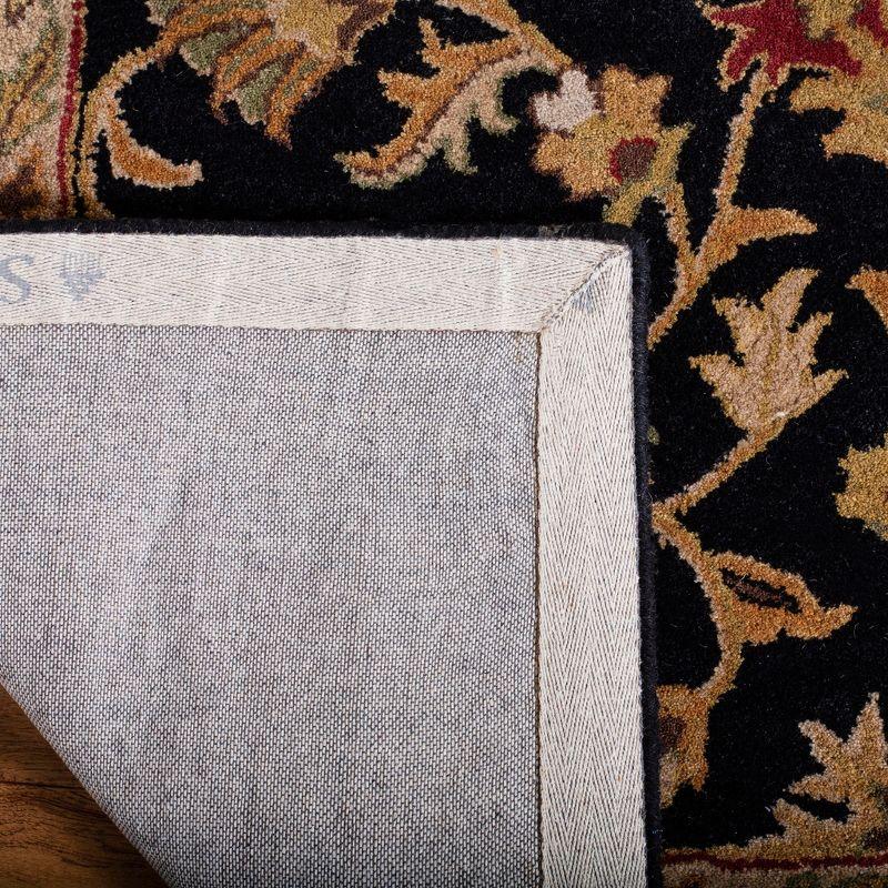 Heritage HG112 Handmade Runner Rug - 2'3"x8' - Black/Red - Safavieh