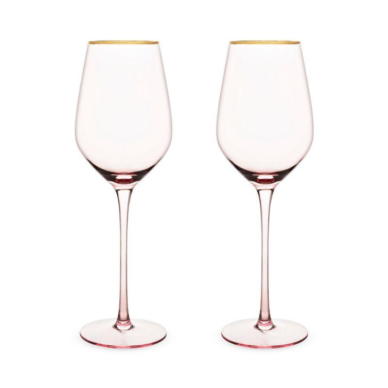 Rose Crystal White Wine Glass