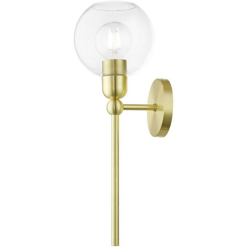 Livex Lighting Downtown 1 - Light Sconce in  Satin Brass