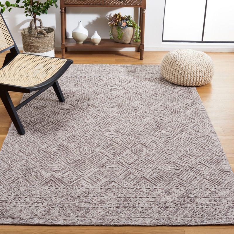 Textural TXT201 Hand Tufted Area Rug - Brown - 8'x10' - Safavieh.