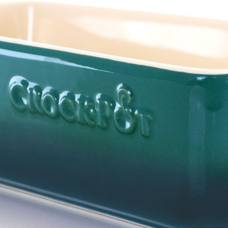 Teal Rectangular Stoneware Bake Pan, 1.25-Quart