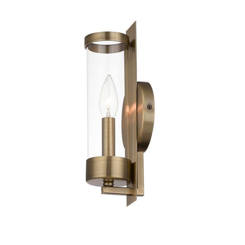 Bernd Steel Candle Wall Light