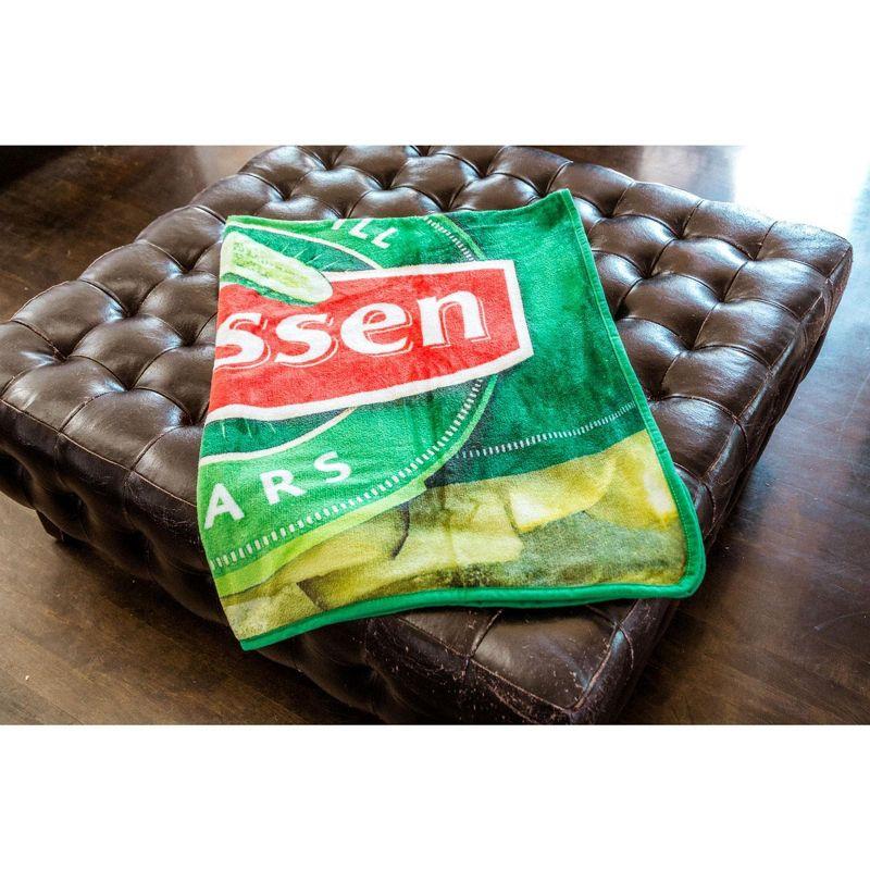 Toynk Claussen Kosher Dill Pickles Fleece Throw Blanket | 45 x 60 Inches