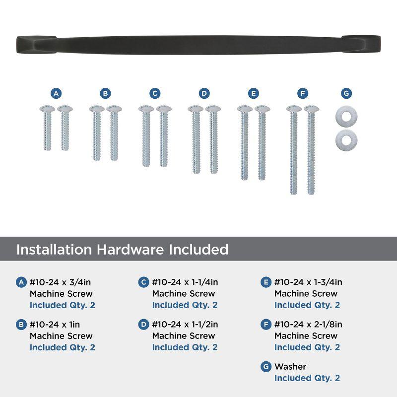 Amerock Highland Ridge 18 inch (457mm) Center-to-Center Dark Oiled Bronze Appliance Pull