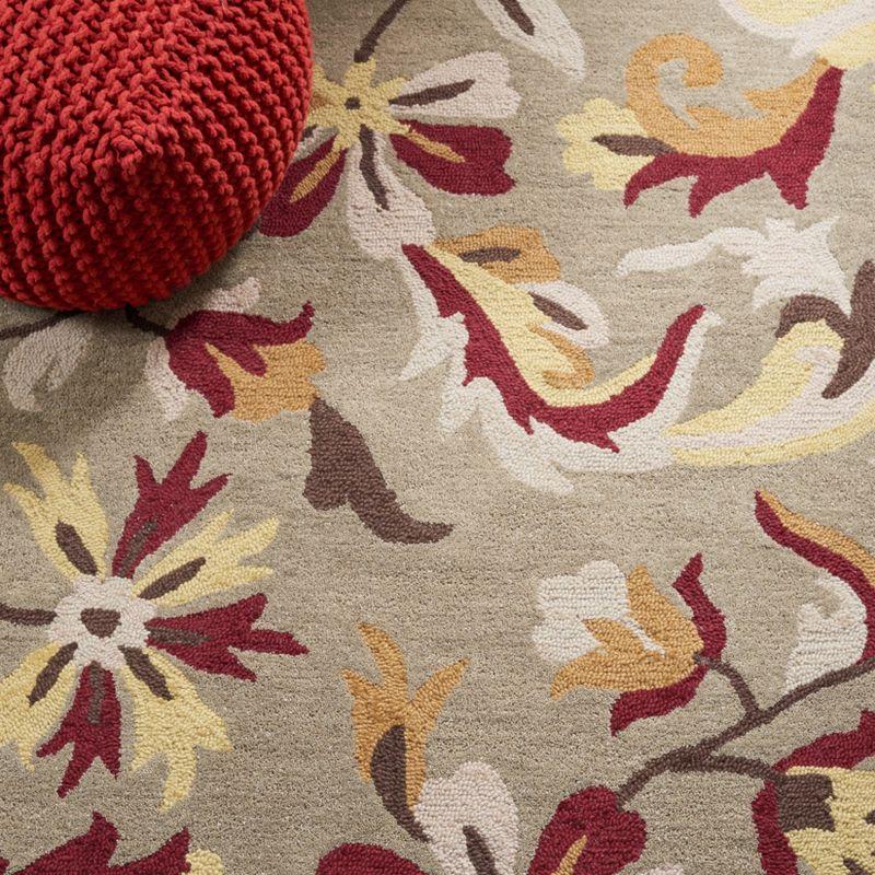 Jardin JAR459 Hand Tufted Area Rug - Sage/Multi - 4'x6' - Safavieh.