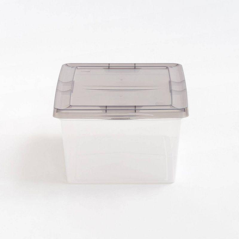 IRIS Snap Top Plastic Storage Bin