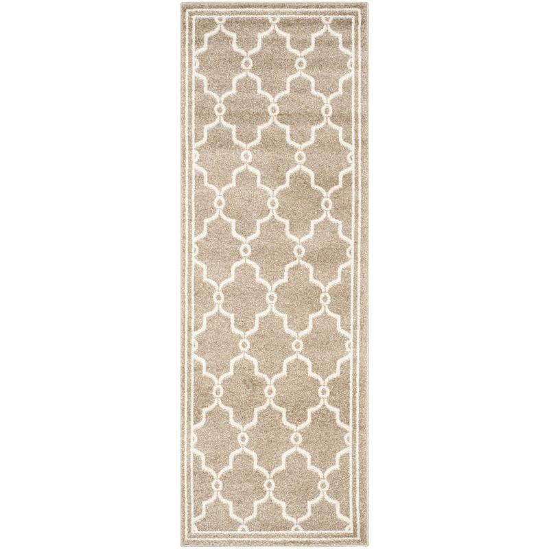 Amherst AMT414 Power Loomed Indoor Runner Rug - Wheat/Beige - 2'3"x9' - Safavieh