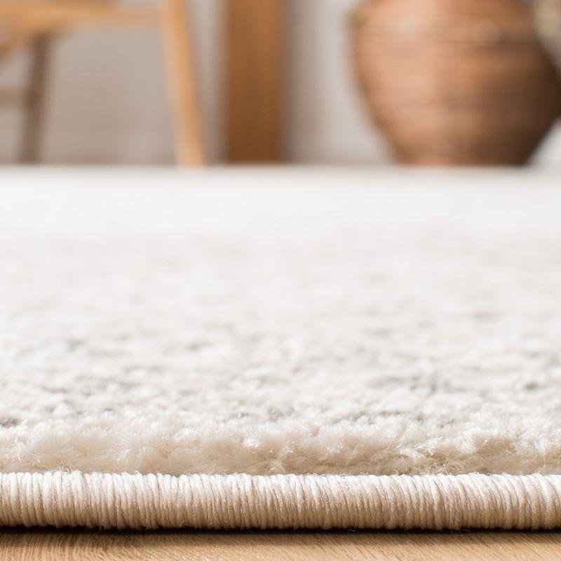 Tulum TUL264 Power Loomed Indoor Area Rug - Ivory/Grey - 8'x8' - Safavieh