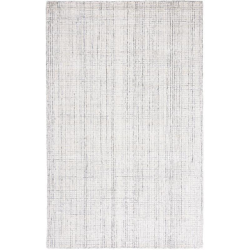 Abstract ABT470 Handmade Indoor Accent Rug - Ivory/Grey - 2'x3' - Safavieh
