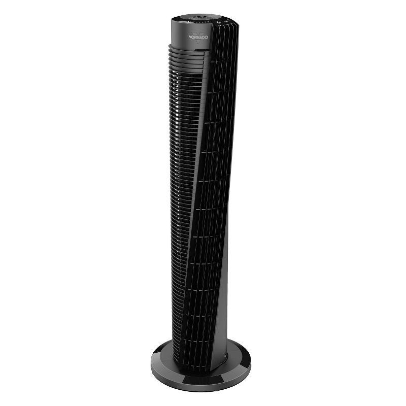 Vornado OSC84 41" Whole Room Air Circulator Tower Fan with Remote Control, Black