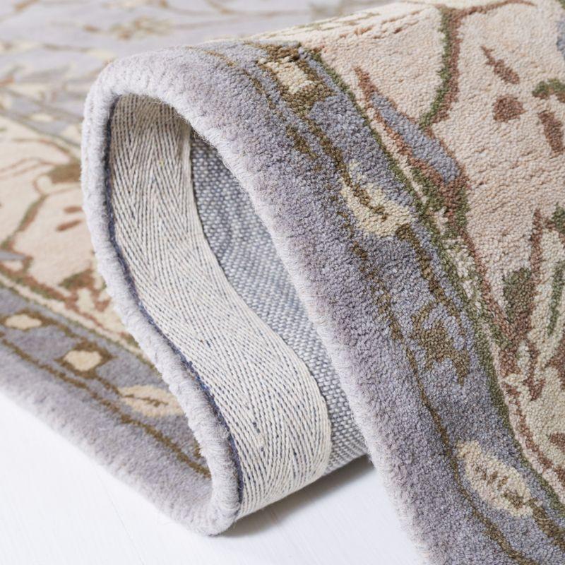 Heritage HG862 Hand Tufted Area Rug - Beige/Grey - 8'x10' - Safavieh.