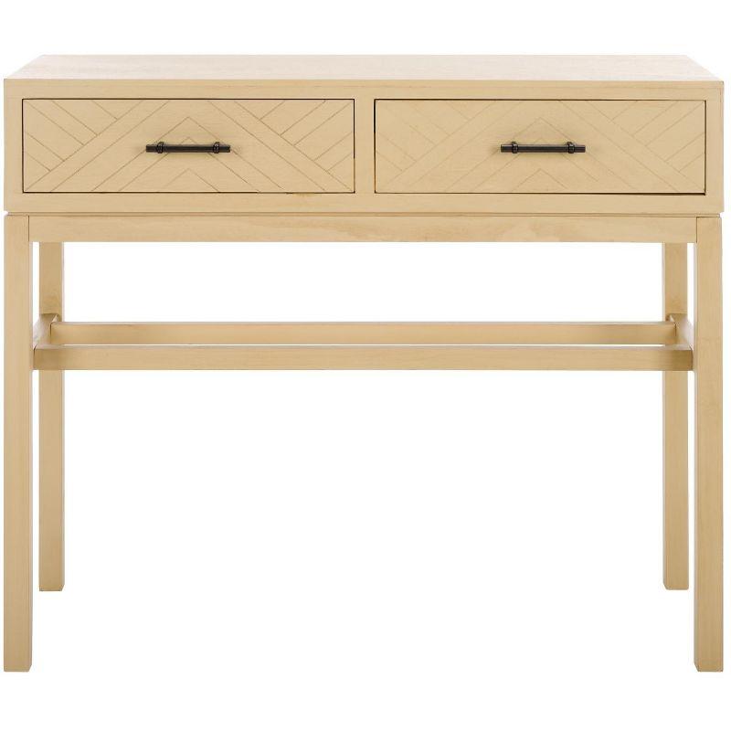 Ajana 2 Drawer Console Table - CNS5709D - Beige - Safavieh