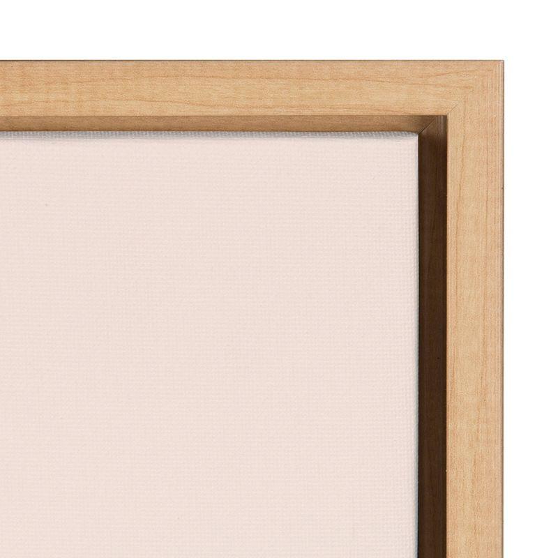 Kate & Laurel All Things Decor 18"x24" Sylvie Pink Palm Tree Paradise Framed Wall Art by Caroline Mint