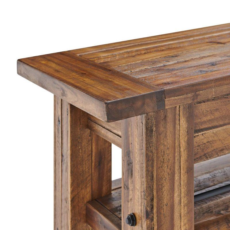 Durango Industrial Wood Console/Media Table: Sofa Table, UPC 848595013520 - Alaterre Furniture