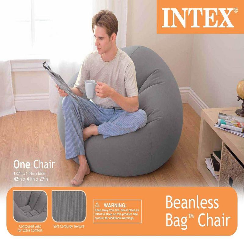 Intex Inflatable Contoured  Beanless Bag Lounge Chair