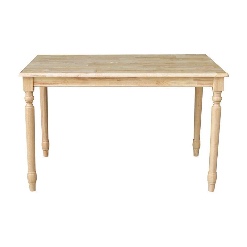 International Concepts 30" X 48"  Solid Wood Top Table