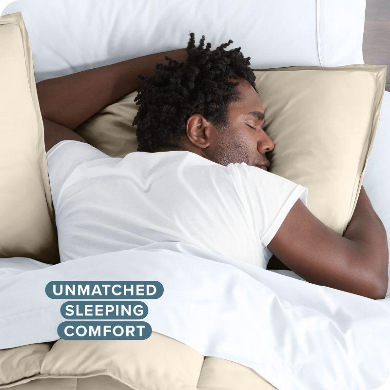 Bare Home Washed Microfiber Duvet Cover Set