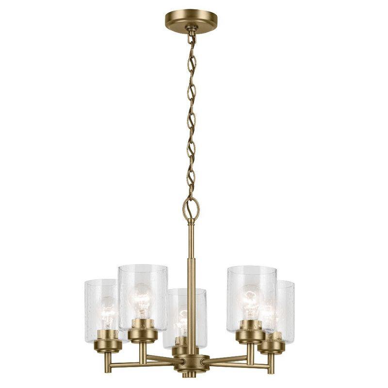 Kichler Lighting Winslow 5 - Light Chandelier in  Natural Brass