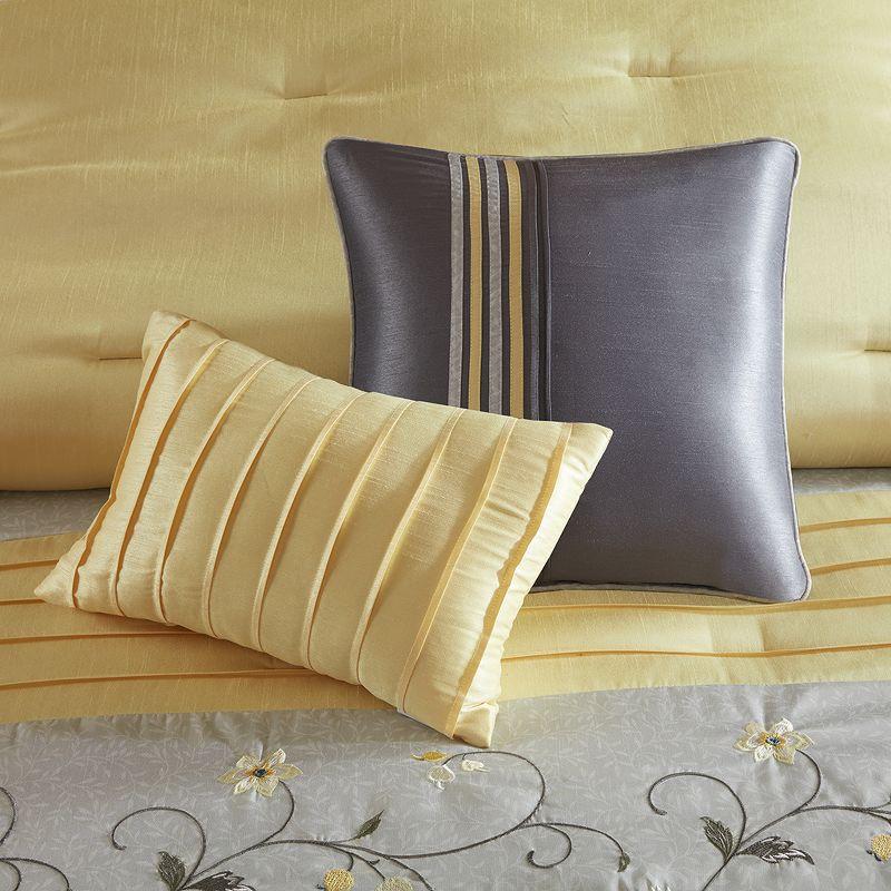 Madison Park Serene Embroidered 7 Piece Comforter Set
