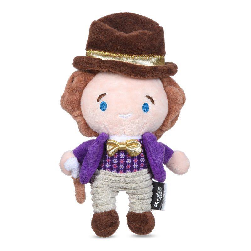 Willy Wonka 6" Plush Squeaker Dog Toy with Velvet Hat