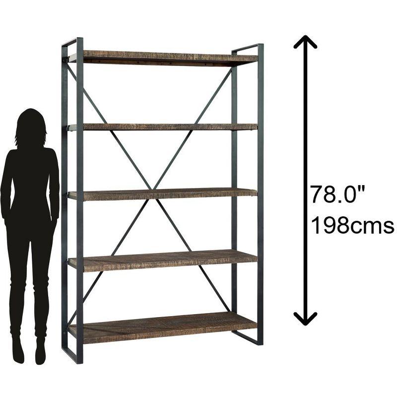 Pittsburgh Industrial Wide Open Shelving Unit in Steel