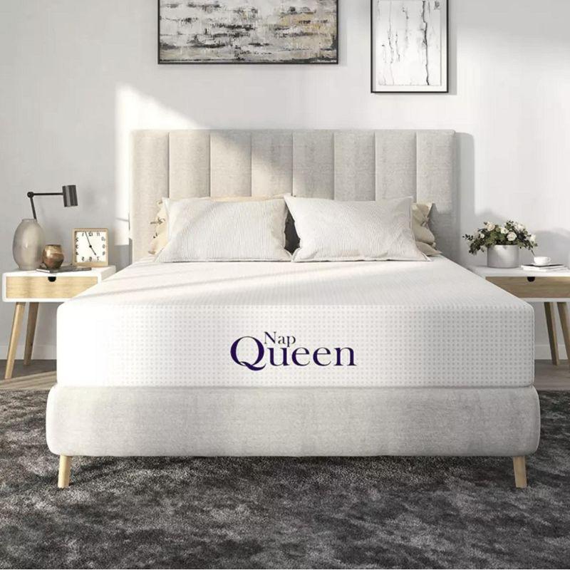 NapQueen 10" Full Bamboo Charcoal Memory Foam Mattress