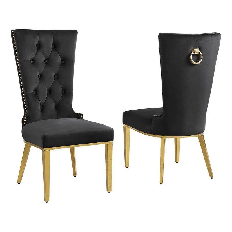 Carnahan Button Tufted Parsons Chair